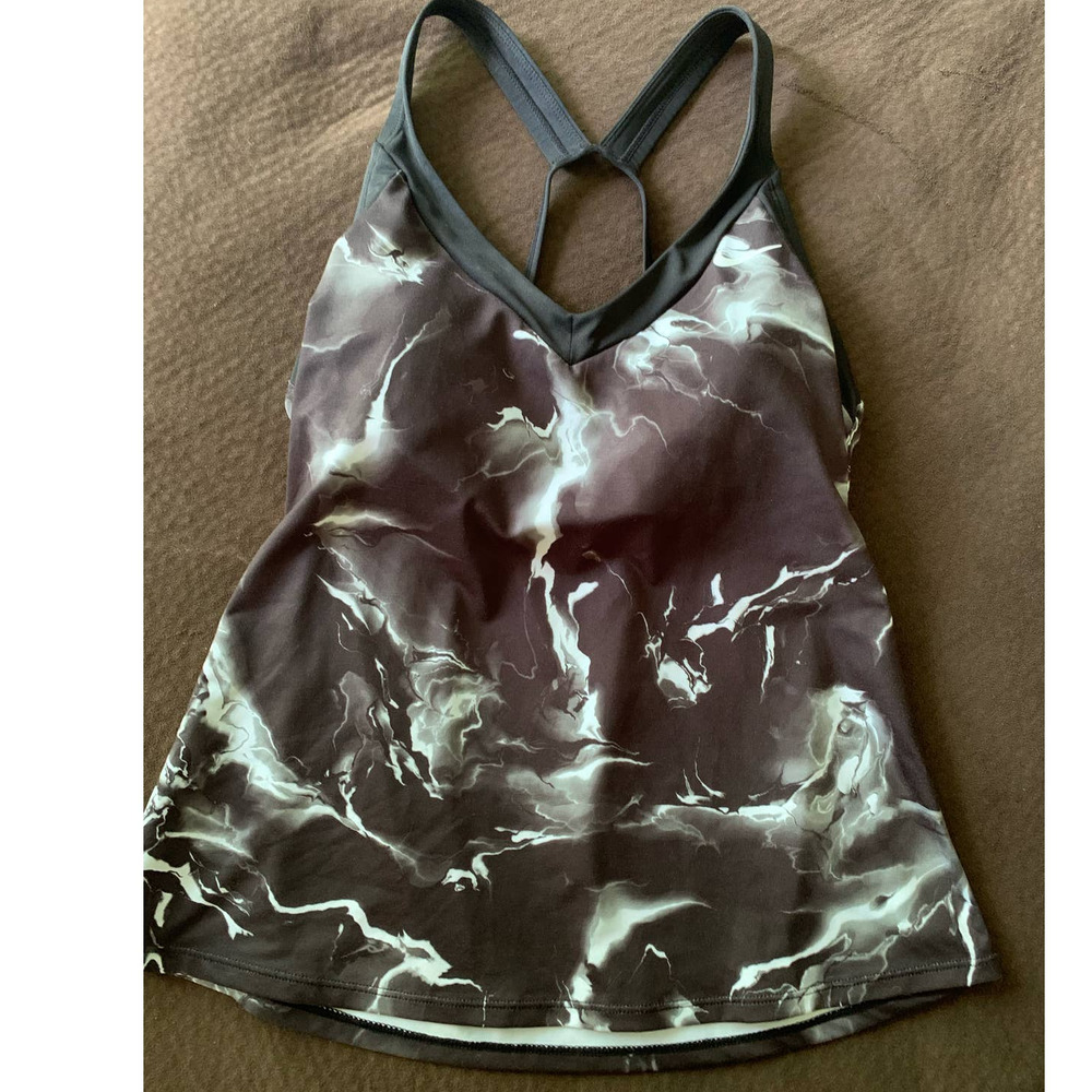 Nike Women's Swim Tankini - Marble Black - Size SP